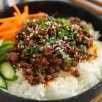 Delicious Korean Ground Beef Bowl