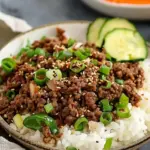 Delicious Korean Ground Beef Bowl