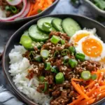 Korean Ground Beef Bowls