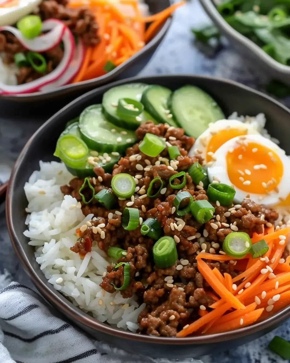 Korean Ground Beef Bowls: Easy, Flavorful Family Dinner Idea