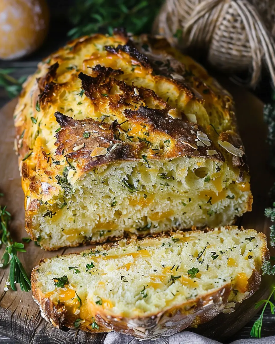 Cheddar and Herb Soda Bread: The Easy Homemade Delight