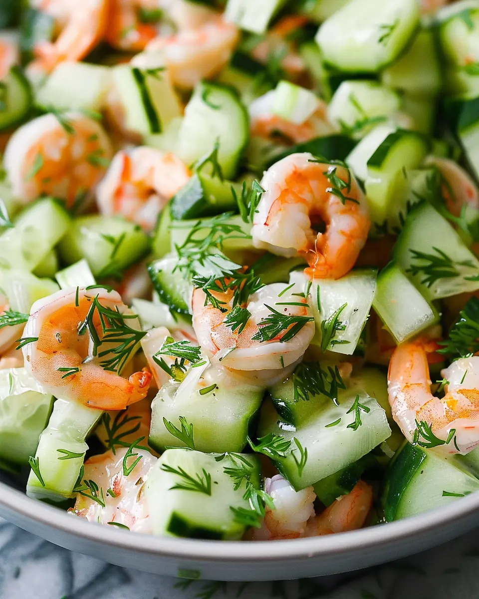 Cucumber Shrimp Salad: A Refreshing and Easy Summer Delight
