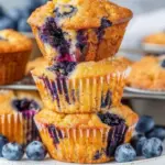 The Best Cottage Cheese Blueberry Muffins