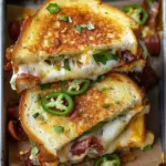 Roasted Jalapeno Popper Grilled Cheese