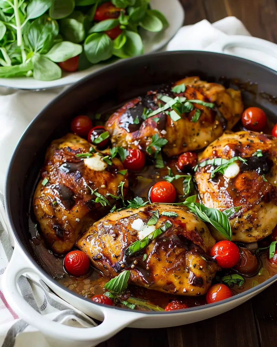 Baked Balsamic Chicken Recipe: Juicy Flavor for Your Family Dinner