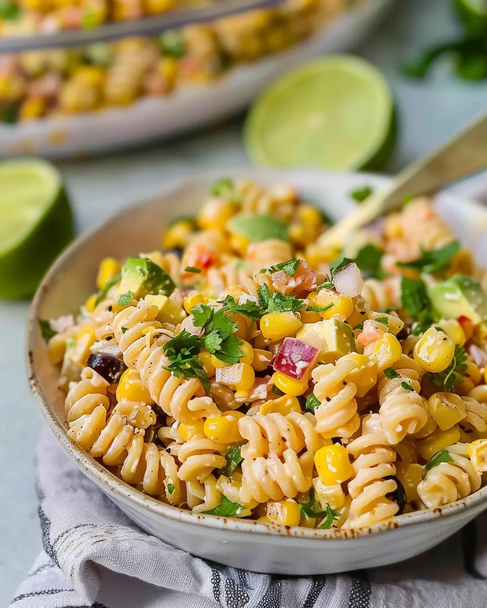 Mexican Street Corn Pasta Salad: Fresh, Flavorful, and Easy to Make