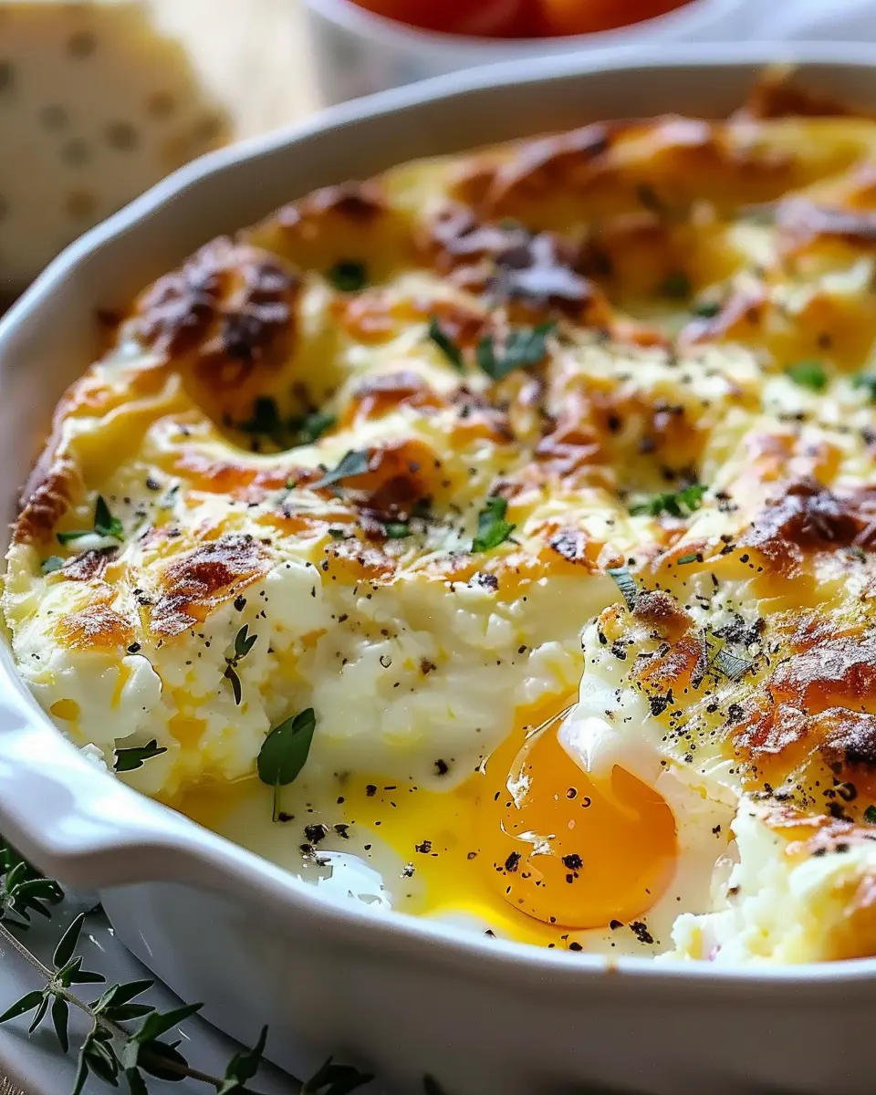 Baked Cottage Cheese Eggs Recipe – Easy Nutritious Breakfast Delight