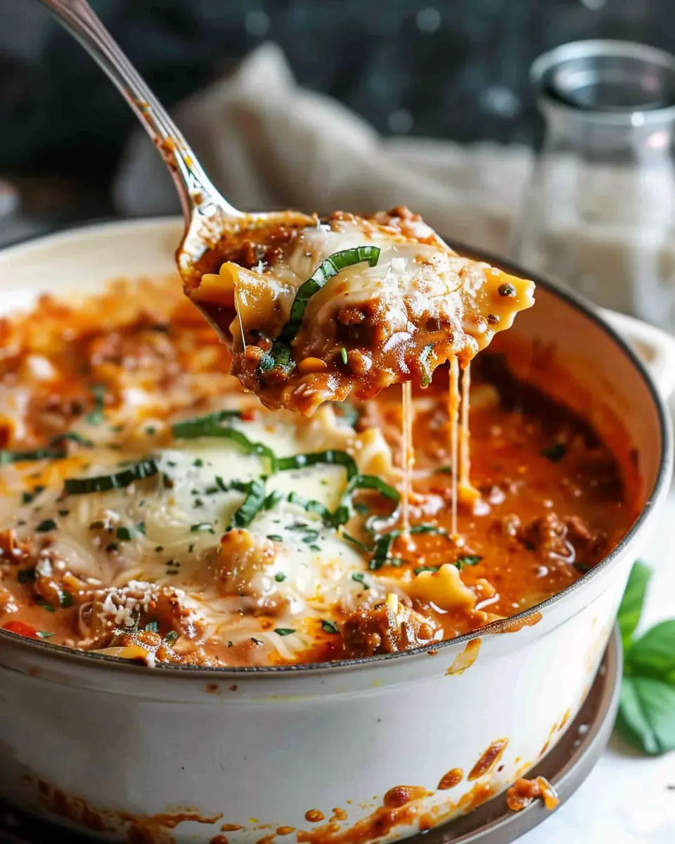 Easy Lasagna Soup Recipe: A Cozy, Comforting Twist with Turkey Bacon