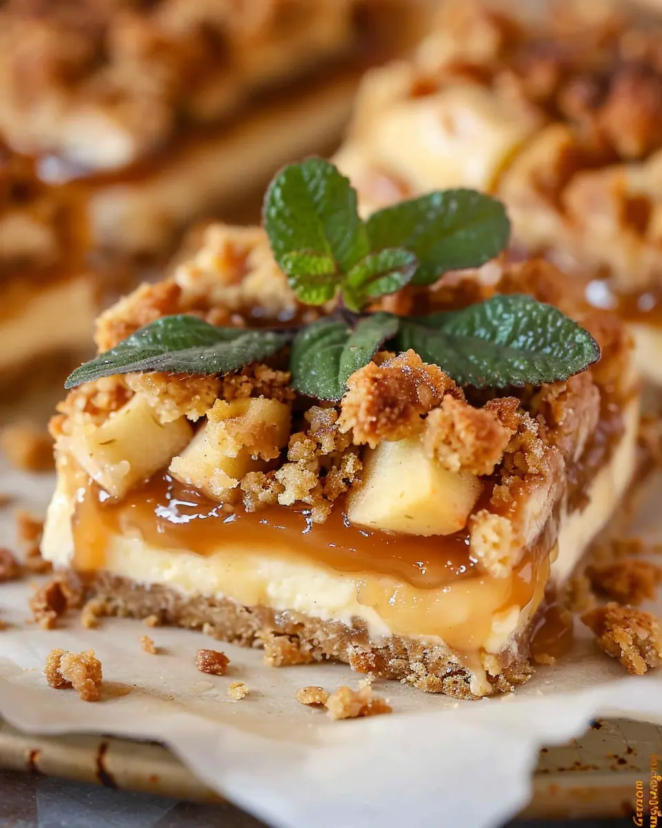 Apple Crumble Cheesecake Bars: Your New Favorite Fall Treat