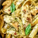 Creamy Chicken Pesto Pasta