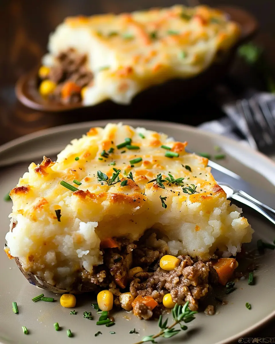 Shepherd’s Pie Baked Potato: A Hearty Twist for Comfort Food Lovers