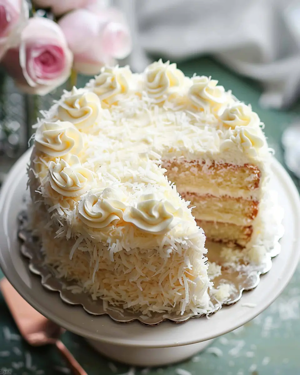 Fluffy Moist Coconut Cake: The Best Indulgent Treat for All Occasions