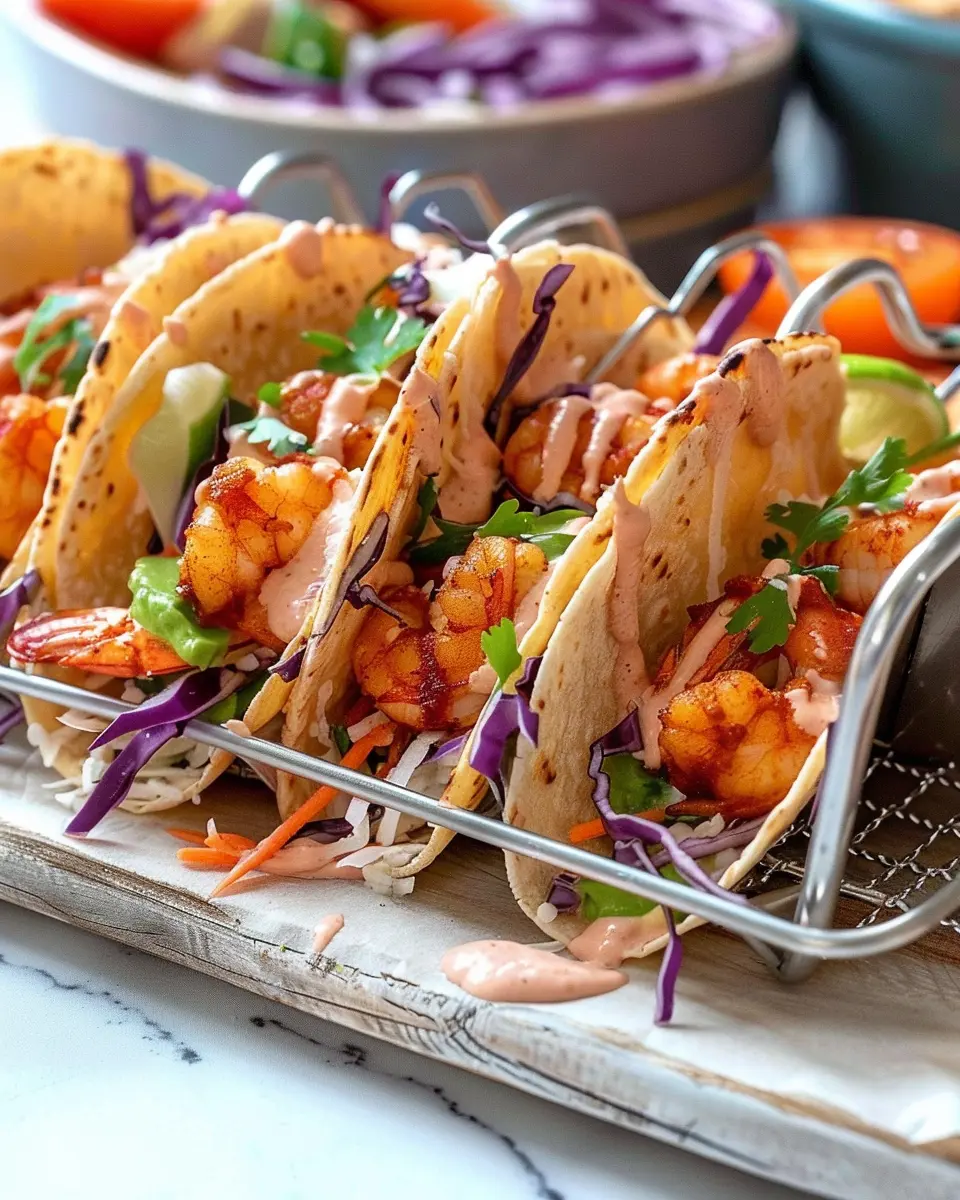 Air Fryer Bang Bang Shrimp Tacos: Easy, Flavor-Packed Delight
