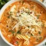 Crockpot Chicken Parmesan Soup