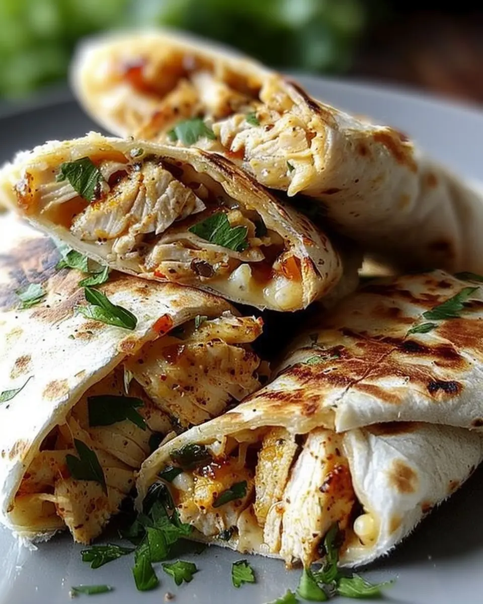 Cheesy Garlic Chicken Wraps: The Easy, Indulgent Dinner You Need