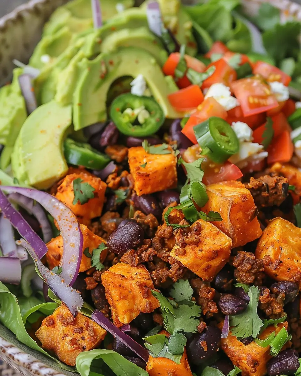 Sweetpotato Taco Salad: Easy Recipe for a Flavorful Feast