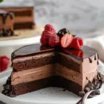 Triple Chocolate Mousse Cake