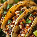 Garlic Butter Honey BBQ Chicken Tacos