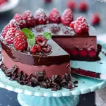 Chocolate Raspberry Mousse Cake