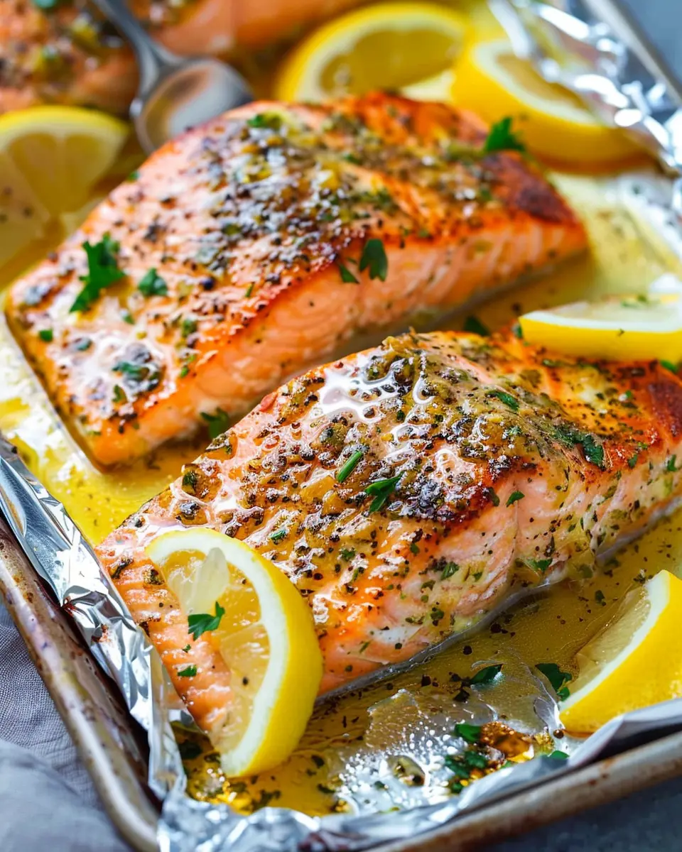 Sheet Pan Lemon Garlic Butter Salmon: Easy Weeknight Delight