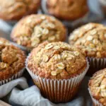 Maple Brown Sugar Oatmeal Muffins