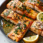 Garlic Butter Pan-Seared Salmon
