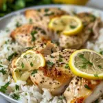 Slow Cooker Lemon Herb Chicken and Rice Made Easy