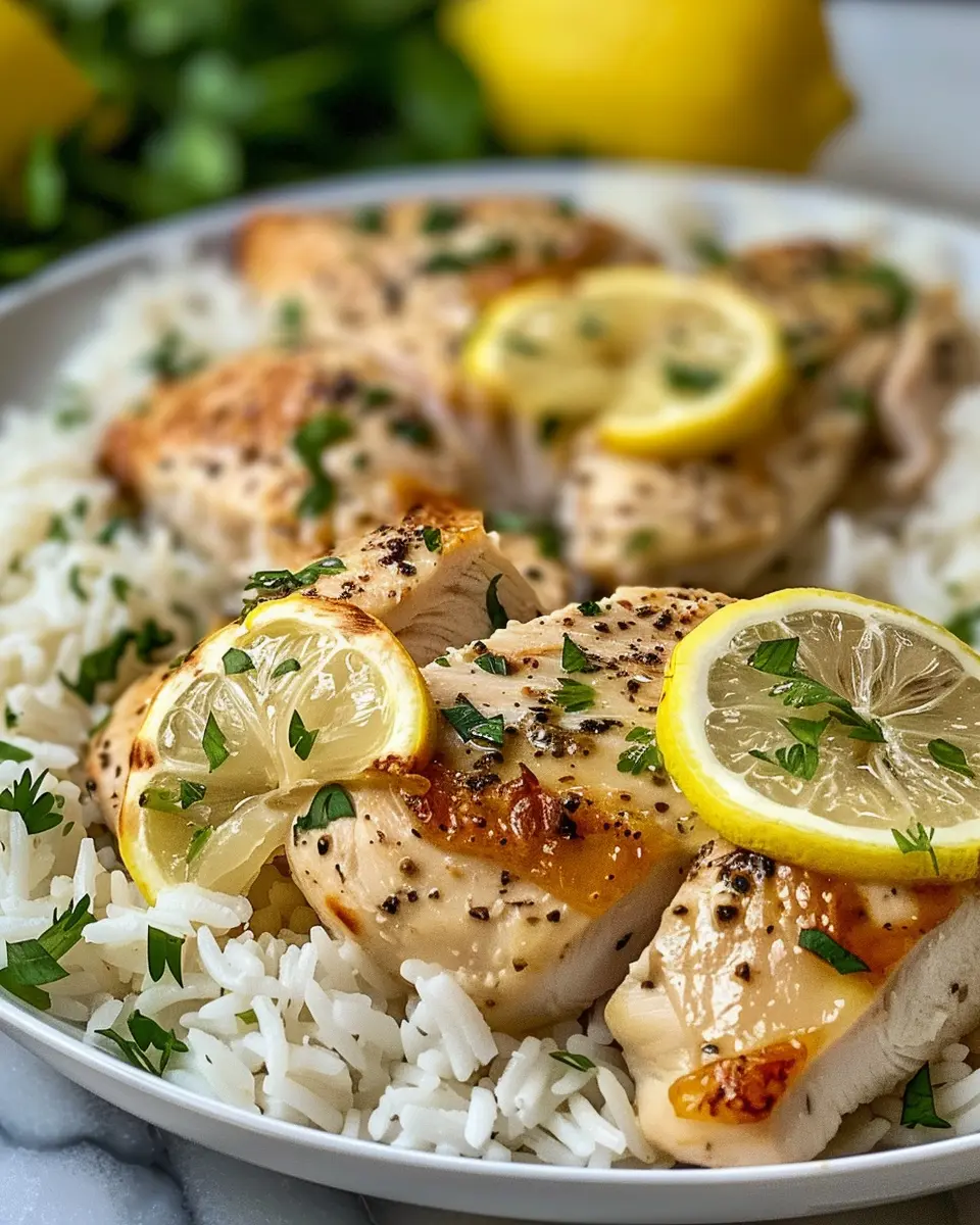 Slow Cooker Lemon Herb Chicken and Rice Made Easy for Families