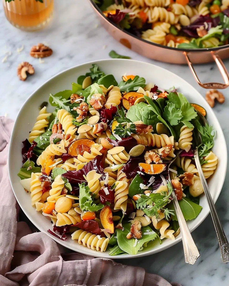 Fall Pasta Salad: Easy Recipe with Turkey Bacon and Chicken Ham