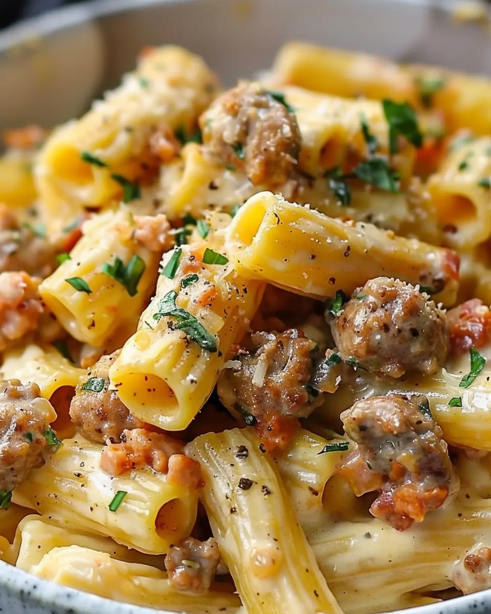 Creamy Italian Sausage Rigatoni: Indulgent Comfort Food Delight