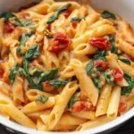 One-Pot Spinach Tomato Pasta