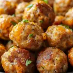 Sausage Balls Easy Fall Appetizer