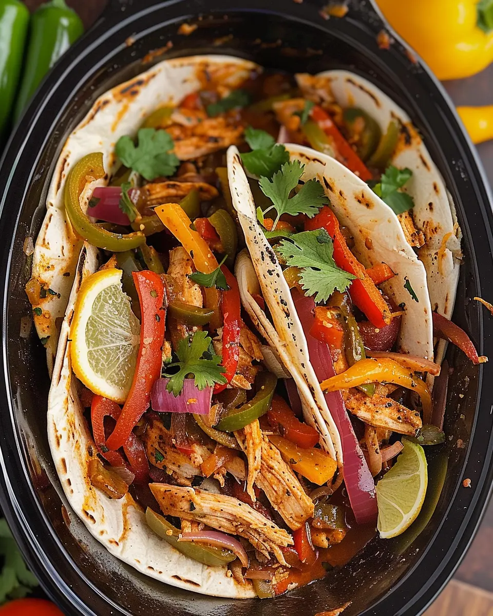 Slow Cooker Chicken Fajitas: Easy, Flavorful, and Family-Friendly