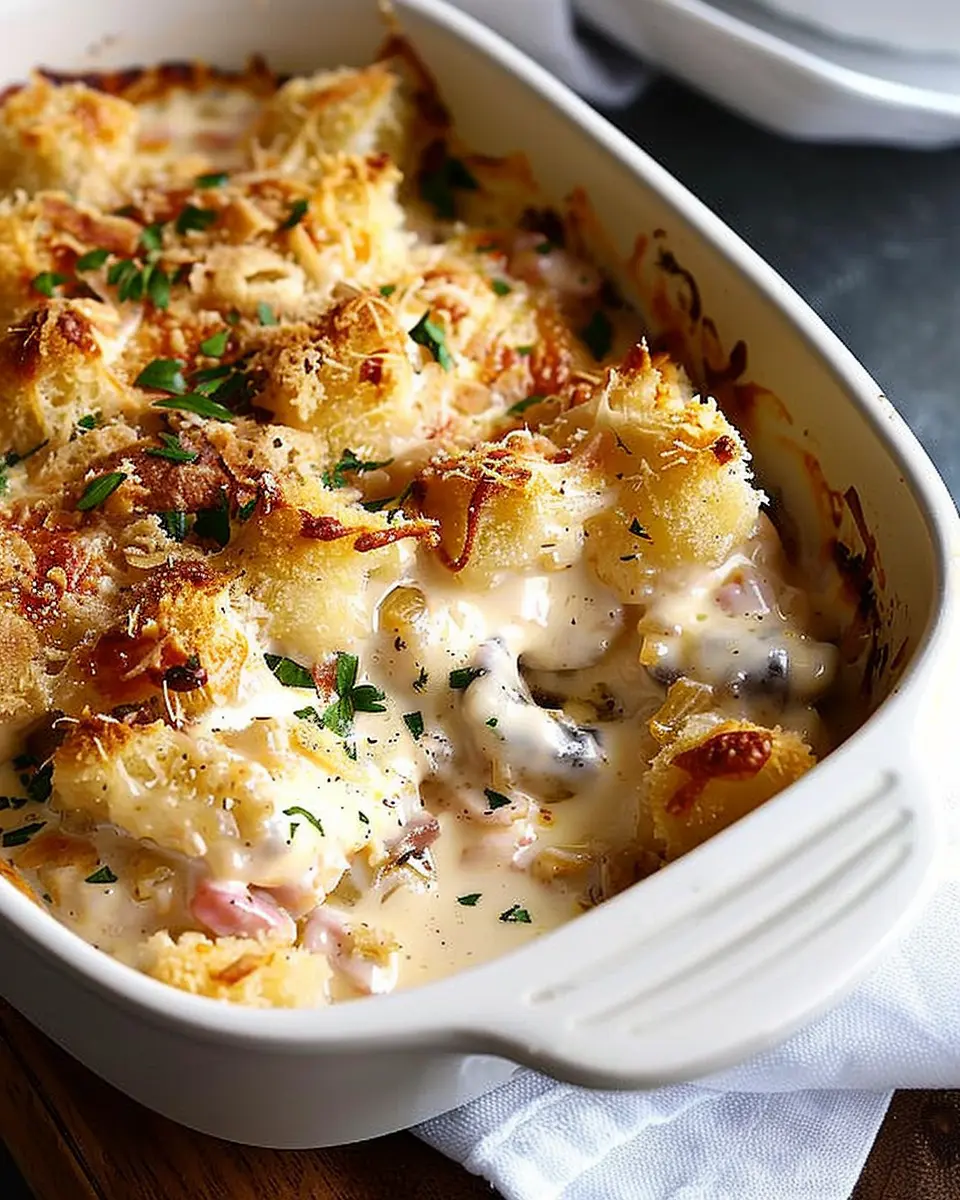 Chicken Cordon Bleu Casserole: Easy Comfort Food with Turkey Bacon