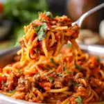 CrockPot Taco Spaghetti