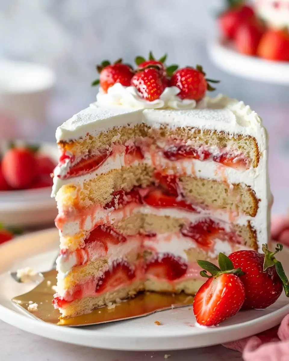 Strawberry Shortcake Cake: The Best Indulgent Summer Dessert