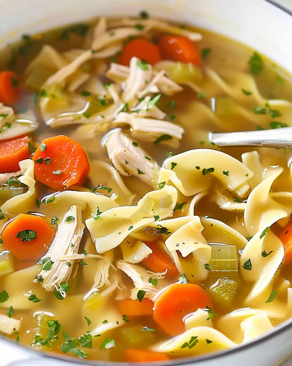 Homemade Chicken Noodle Soup: The Best Comfort Dish for You