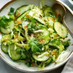 Cucumber-Cabbage Salad With Sesame