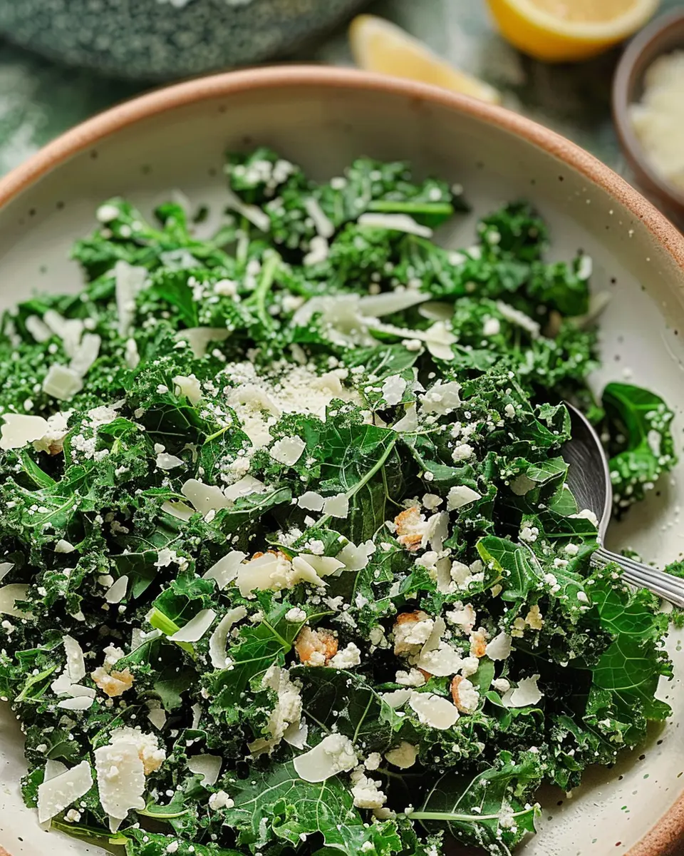 Lemony Parmesan Kale Salad: The Best Fresh Twist for Dinner