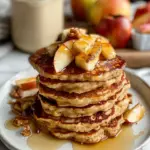 Healthy Apple Pie Oatmeal Pancakes
