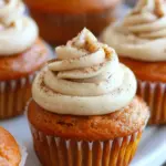 Pumpkin Cupcakes with Cinnamon Cream Cheese Frosting