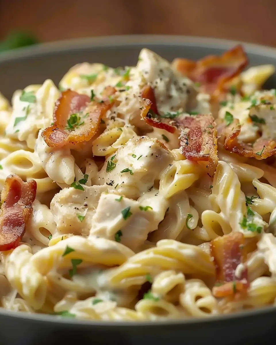 Chicken Bacon Ranch Pasta: Easy, Creamy Delight for Family Nights