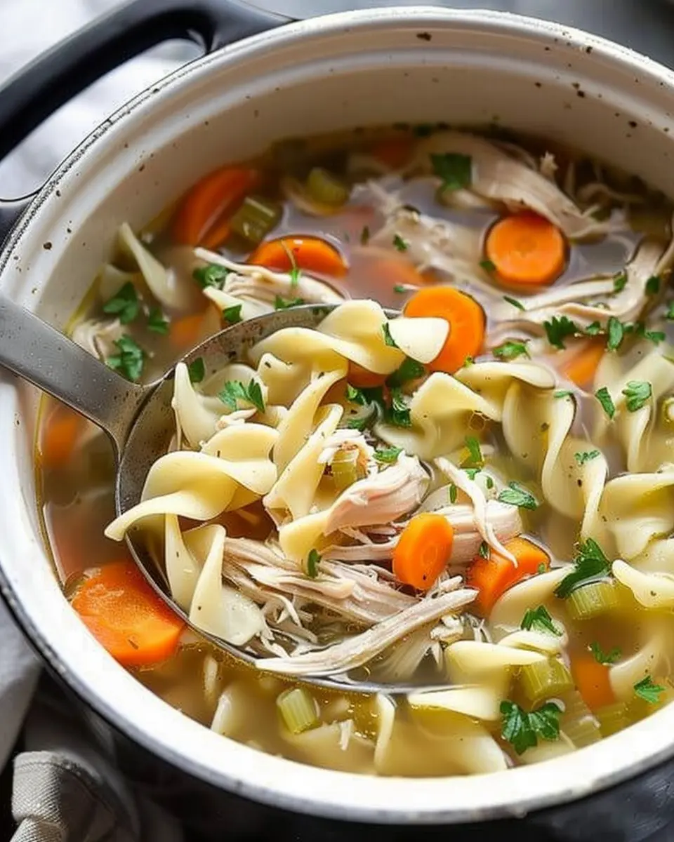 Slow Cooker Chicken Noodle Soup: A Cozy Comfort Dish for All