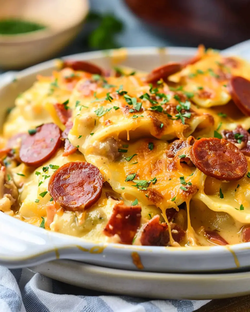 Crock Pot Pierogi Casserole with Kielbasa: Easy Comfort Food