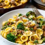 Orecchiette With Sausage And Broccoli