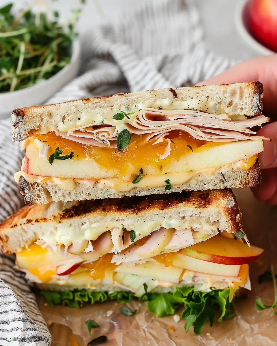 Turkey Apple Cheddar Sandwich: A Delicious Twist on Tradition