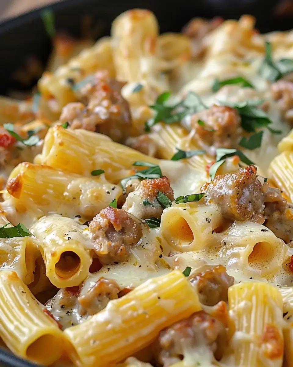 Creamy Italian Sausage Rigatoni: A Quick and Indulgent Delight