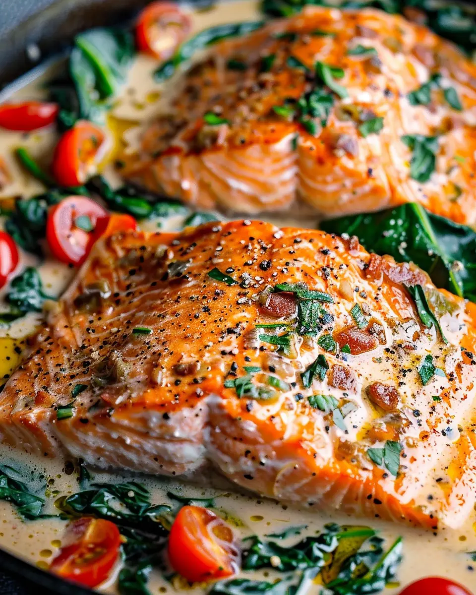 Creamy Tuscan Salmon
