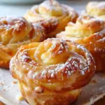 Peach Pie Cruffins