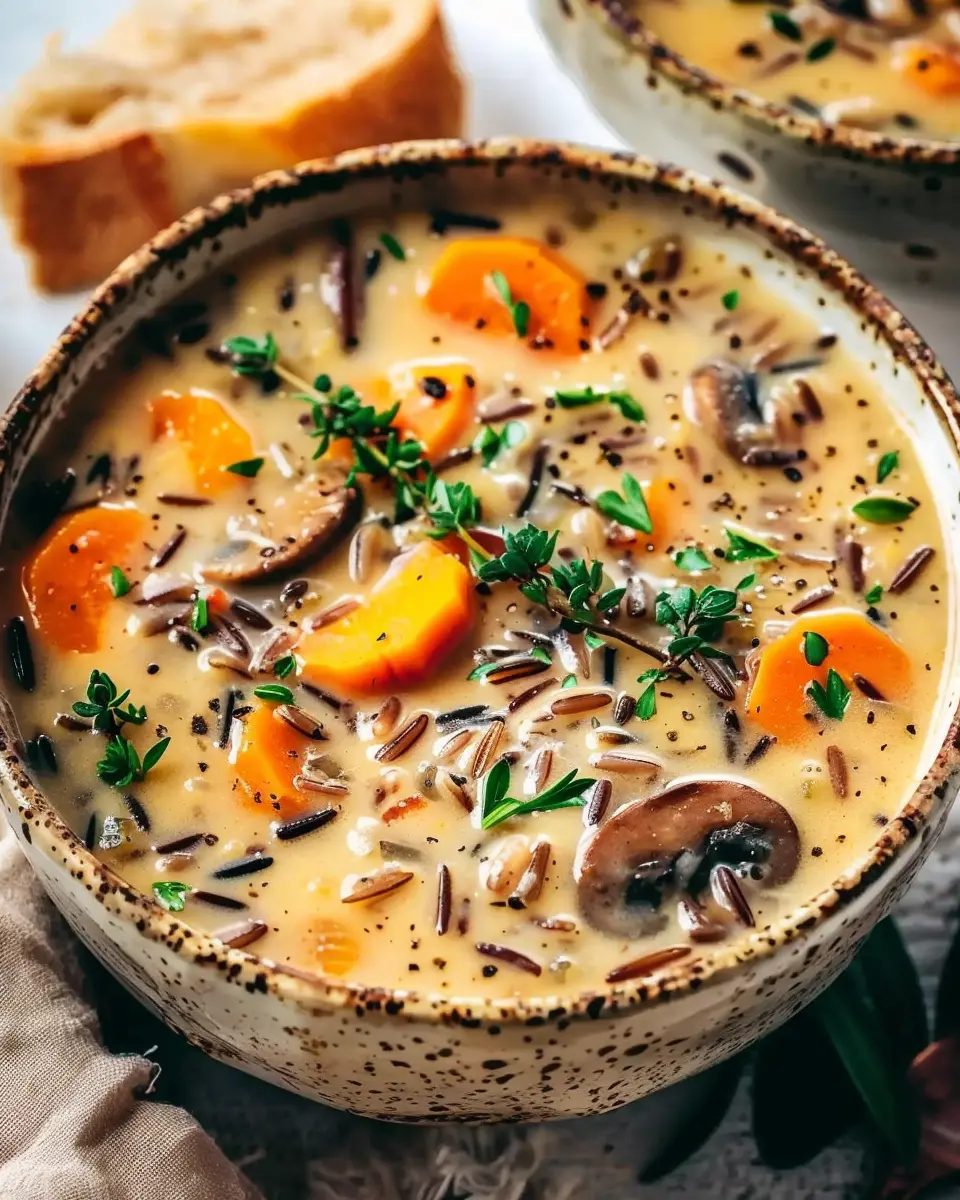 Cozy Autumn Wild Rice Soup: A Heartwarming Bowl of Flavorful Comfort
